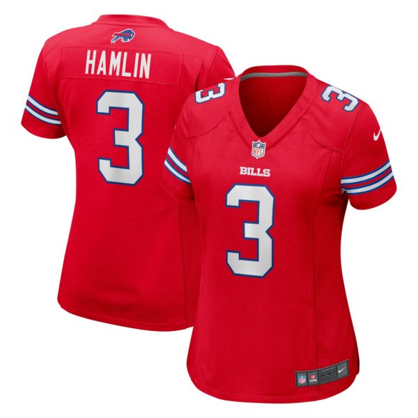 Women’s Buffalo Bills Damar Hamlin Nike Red Player Jersey