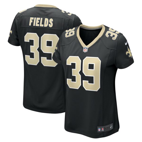 Women’s New Orleans Saints DaMarcus Fields Nike Black Game Player Jersey