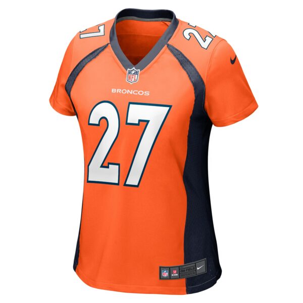 Women’s Denver Broncos Damarri Mathis Nike Orange Game Player Jersey