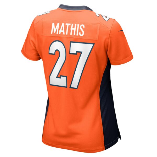 Women’s Denver Broncos Damarri Mathis Nike Orange Game Player Jersey