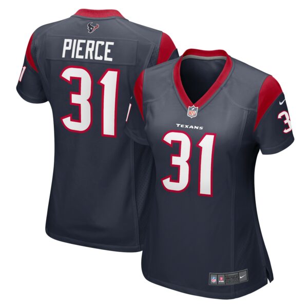 Women’s Houston Texans Dameon Pierce Nike Navy Game Player Jersey