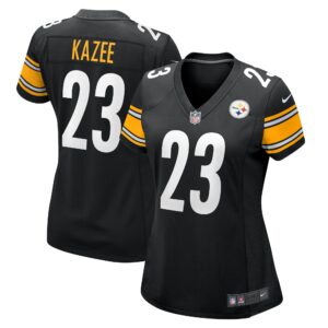 Women's Pittsburgh Steelers Damontae Kazee Nike Black Game Jersey