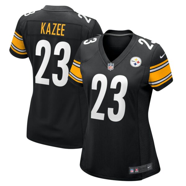 Women’s Pittsburgh Steelers Damontae Kazee Nike Black Game Jersey