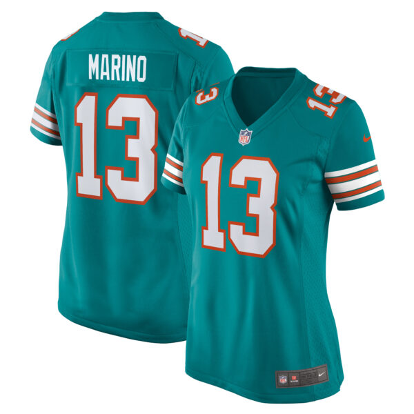 Women’s Miami Dolphins Dan Marino Nike Aqua Retired Player Jersey