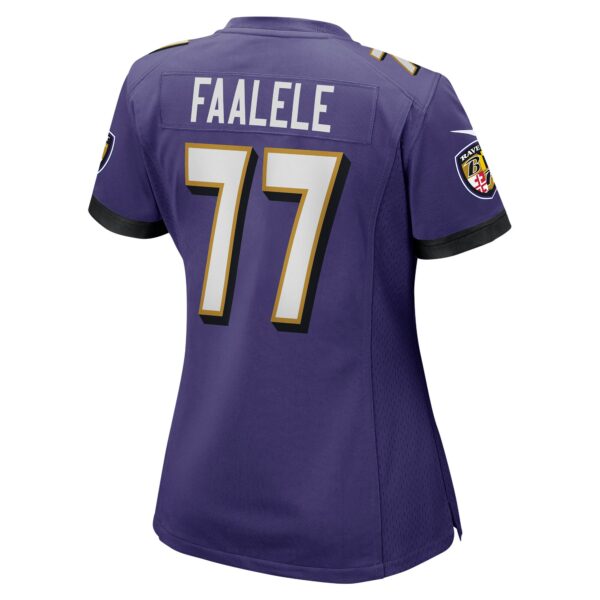 Women’s Baltimore Ravens Daniel Faalele Nike Purple Player Game Jersey