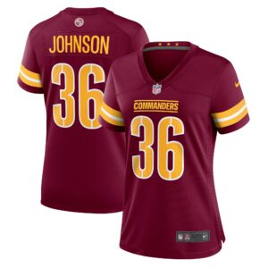 Women's Washington Commanders Danny Johnson Nike Burgundy Game Jersey