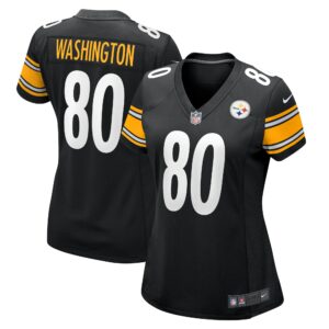 Women's Pittsburgh Steelers Darnell Washington Nike Black Game Jersey