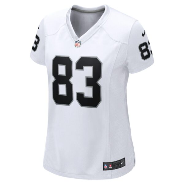 Women’s Las Vegas Raiders Darren Waller Nike White Player Jersey