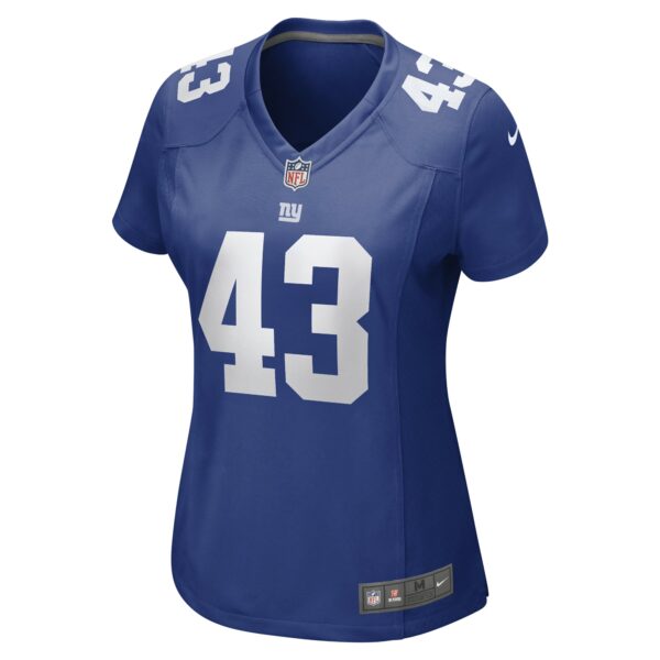 Women’s New York Giants Darrian Beavers Nike Royal Game Player Jersey