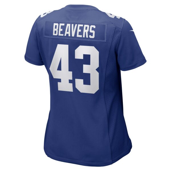 Women’s New York Giants Darrian Beavers Nike Royal Game Player Jersey