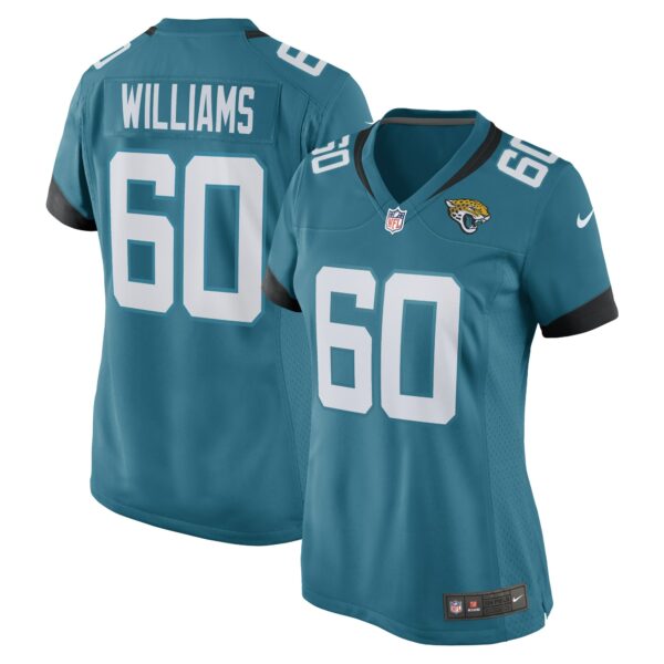 Women’s Jacksonville Jaguars Darryl Williams Nike Teal Game Player Jersey