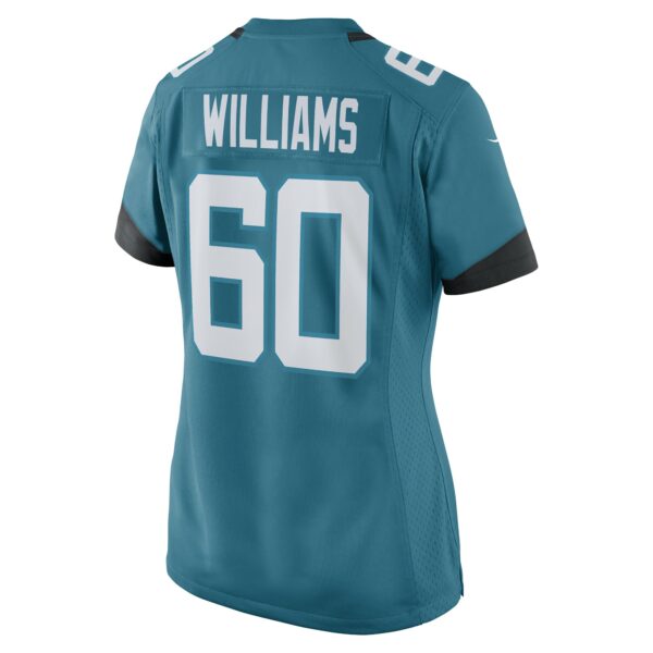 Women’s Jacksonville Jaguars Darryl Williams Nike Teal Game Player Jersey