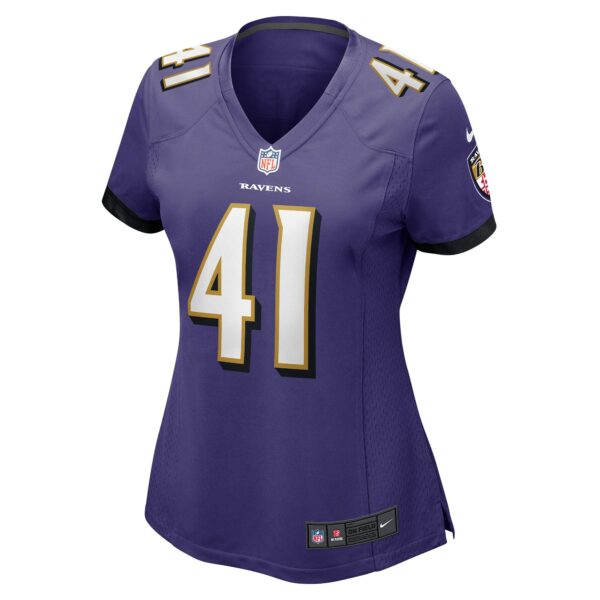 Women’s Baltimore Ravens Daryl Worley Nike Purple Game Player Jersey