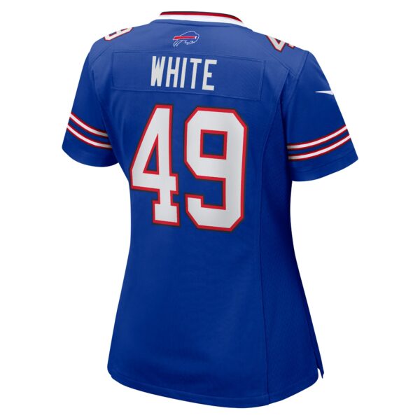 Women’s Buffalo Bills DaShaun White Nike Royal Team Game Jersey