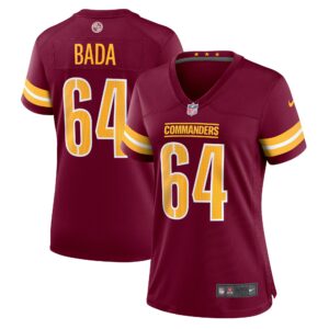 Women's Washington Commanders David Bada Nike Burgundy Game Jersey