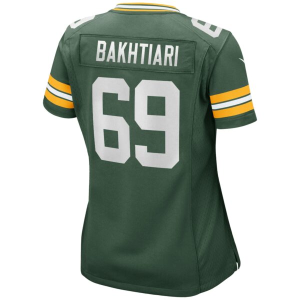 Women’s Green Bay Packers David Bakhtiari Nike Green Game Player Jersey