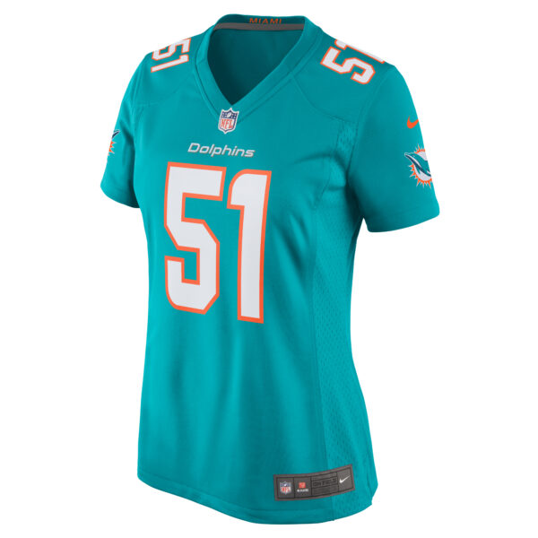 Women’s Miami Dolphins David Long Jr. Nike Aqua Game Jersey