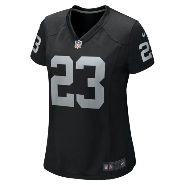 Women’s Las Vegas Raiders David Long Jr. Nike Black Team Game Jersey