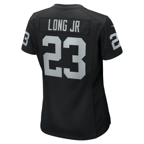 Women’s Las Vegas Raiders David Long Jr. Nike Black Team Game Jersey