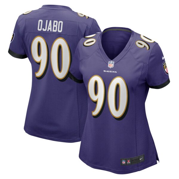 Women’s Baltimore Ravens David Ojabo Nike Purple Game Player Jersey