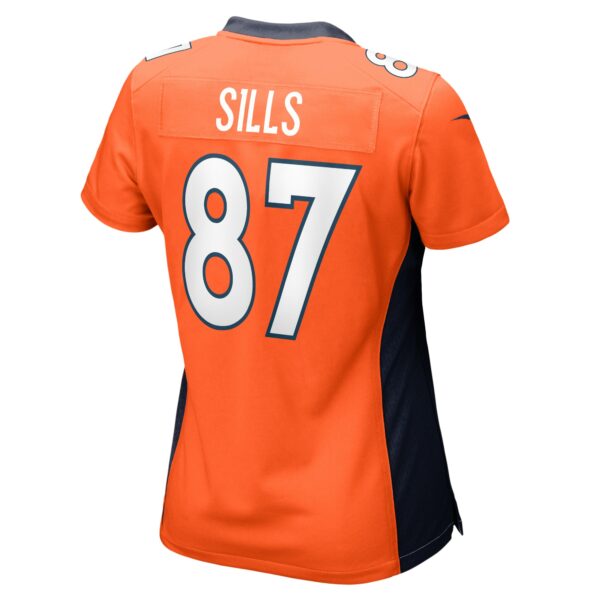 Women’s Denver Broncos David Sills Nike Orange Team Game Jersey