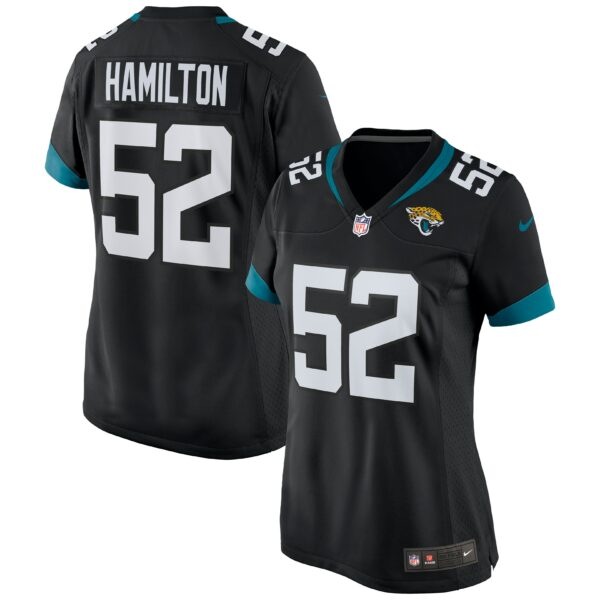 Women’s Jacksonville Jaguars DaVon Hamilton Nike Black Game Jersey