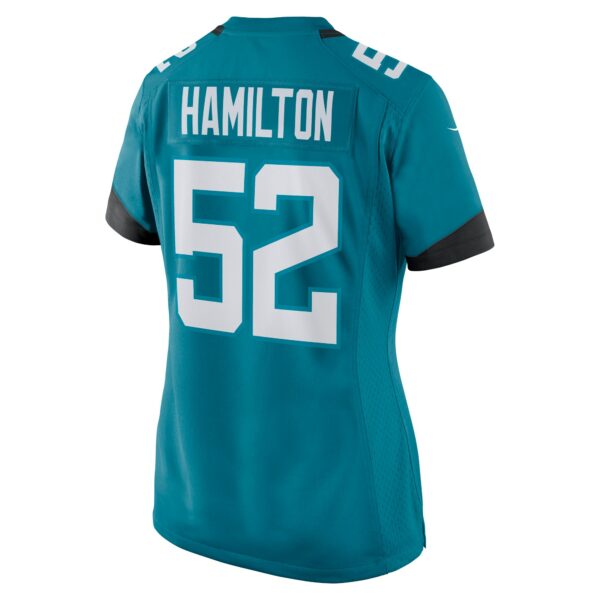 Women’s Jacksonville Jaguars DaVon Hamilton Nike Teal Nike Game Jersey