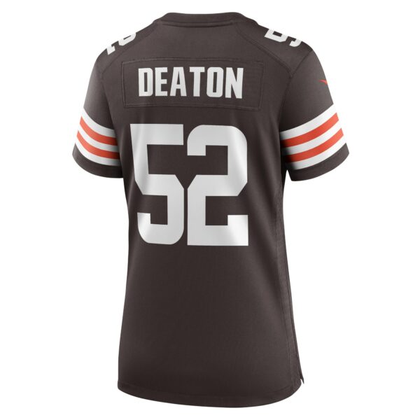 Women’s Cleveland Browns Dawson Deaton Nike Brown Game Player Jersey