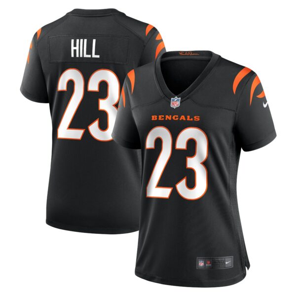 Women’s Cincinnati Bengals Daxton Hill Nike Black Player Game Jersey