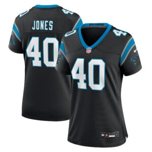 Women's Carolina Panthers Deion Jones Nike Black Game Jersey