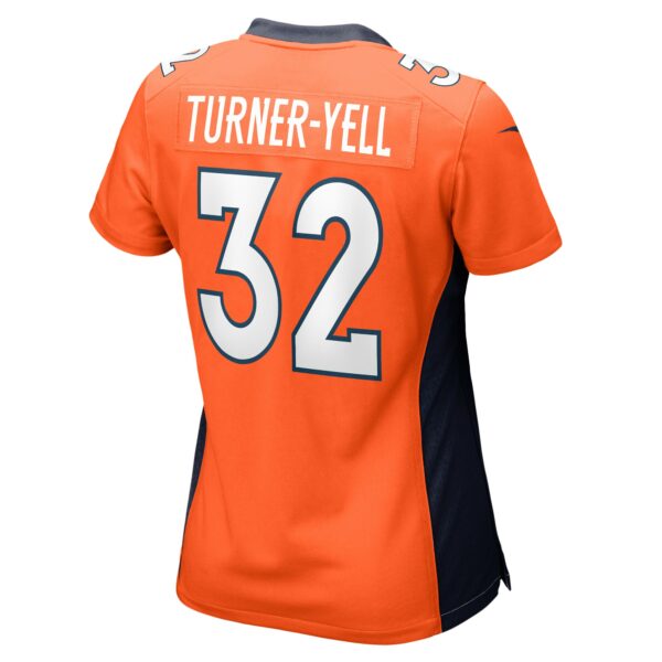 Women’s Denver Broncos Delarrin Turner-Yell Nike Orange Game Player Jersey