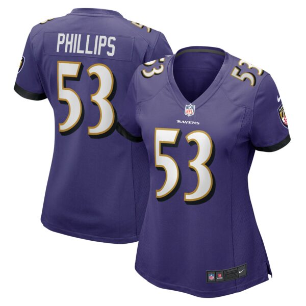 Women’s Baltimore Ravens Del’Shawn Phillips Nike Purple Game Player Jersey