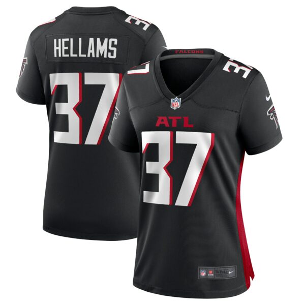 Women’s Atlanta Falcons DeMarcco Hellams Nike Black Team Game Jersey