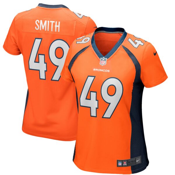 Women’s Denver Broncos Dennis Smith Nike Orange Game Retired Player Jersey