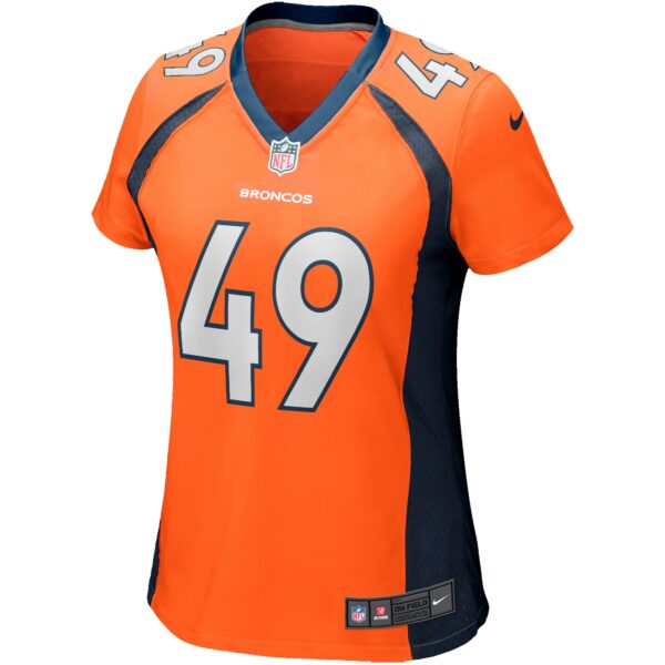 Women’s Denver Broncos Dennis Smith Nike Orange Game Retired Player Jersey