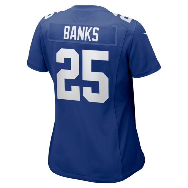 Women’s New York Giants Deonte Banks Nike Royal Team Game Jersey