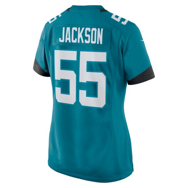 Women’s Jacksonville Jaguars Dequan Jackson Nike Teal Game Jersey