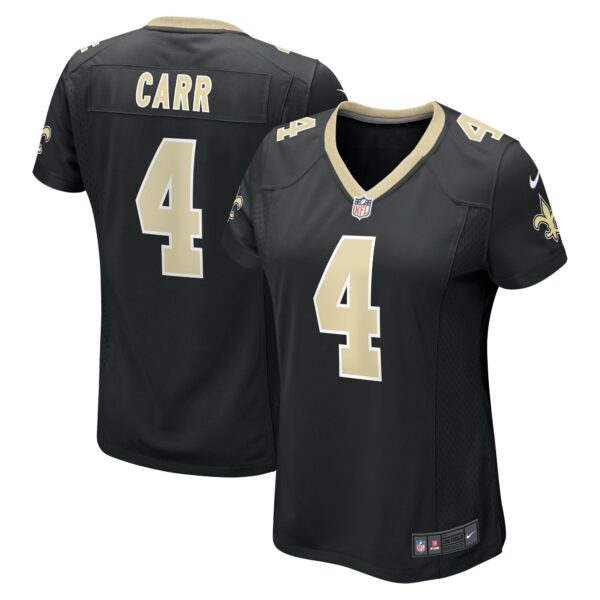 Women’s New Orleans Saints Derek Carr Nike Black Game Jersey