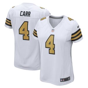 Women's New Orleans Saints Derek Carr Nike White Alternate Game Jersey