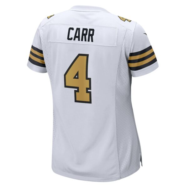 Women’s New Orleans Saints Derek Carr Nike White Alternate Game Jersey