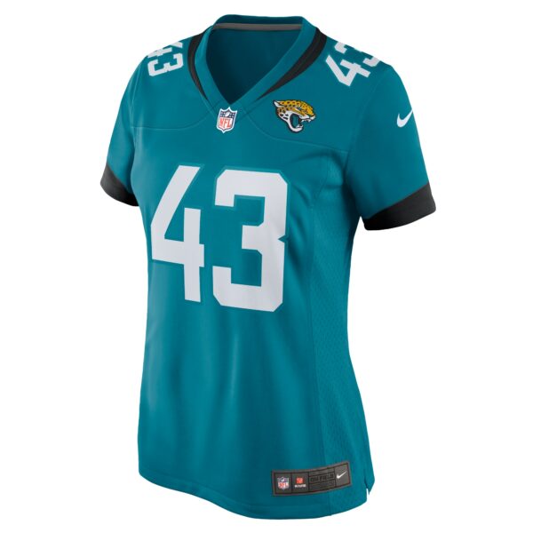 Women’s Jacksonville Jaguars Derek Parish Nike Teal Game Jersey