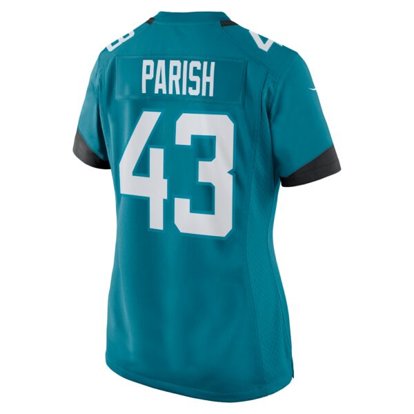 Women’s Jacksonville Jaguars Derek Parish Nike Teal Game Jersey