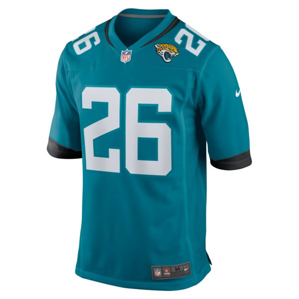 Women’s Jacksonville Jaguars D’Ernest Johnson Nike Teal Game Jersey