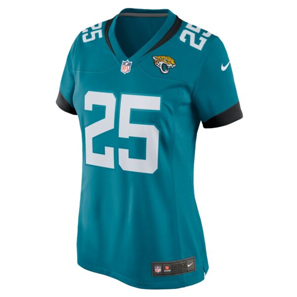 Women’s Jacksonville Jaguars D’Ernest Johnson Nike Teal Team Game Jersey