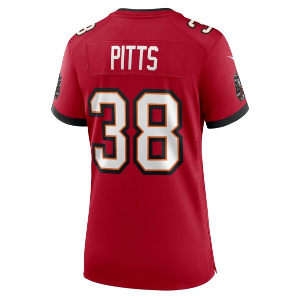 Women’s Tampa Bay Buccaneers Derrek Pitts Nike Red Game Jersey