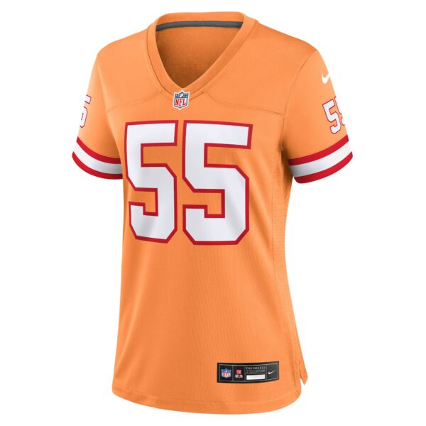 Women’s Tampa Bay Buccaneers Derrick Brooks Nike Orange Throwback Game Jersey