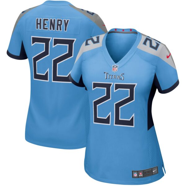 Women’s Tennessee Titans Derrick Henry Nike Light Blue Game Jersey