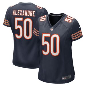 Women's Chicago Bears Deslin Alexandre Nike Navy Team Game Jersey