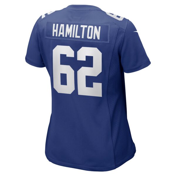 Women’s New York Giants Devery Hamilton Nike Royal Game Player Jersey