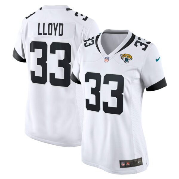 Women’s Jacksonville Jaguars Devin Lloyd Nike White Away Game Player Jersey